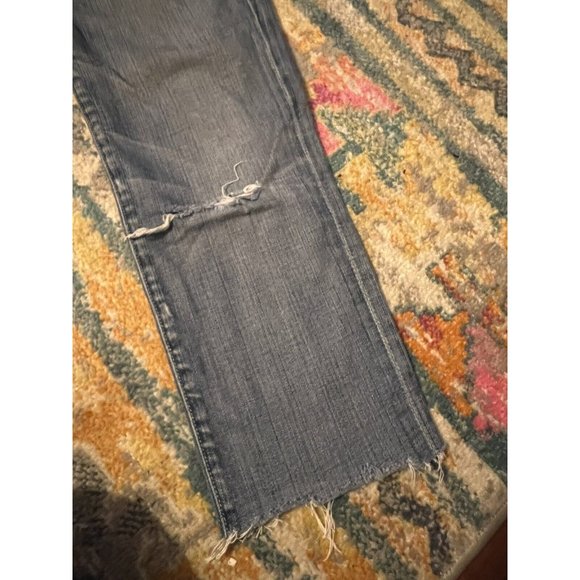 Seven 28 Josefina Embellished Skinny Boyfriend Jeans Distressed Button Front - Picture 4 of 12